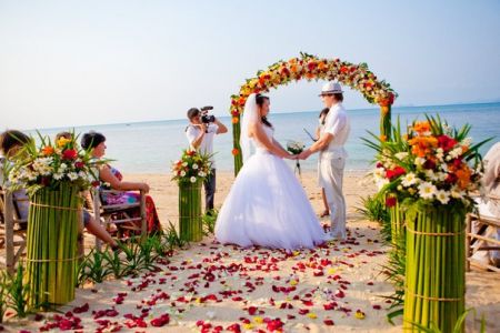Свадебную церемонии на острове Тенерифе в Испании